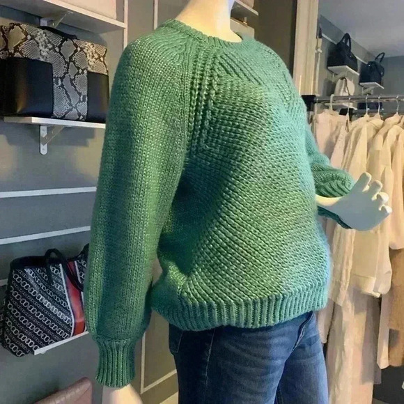 Worthington green/teal color loose sweater - Picture 6 of 11